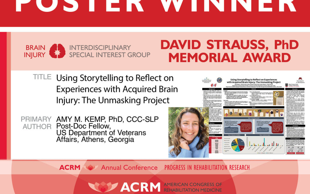 ACRM2023_PosterWinner_David Strauss, PhD Memorial Award