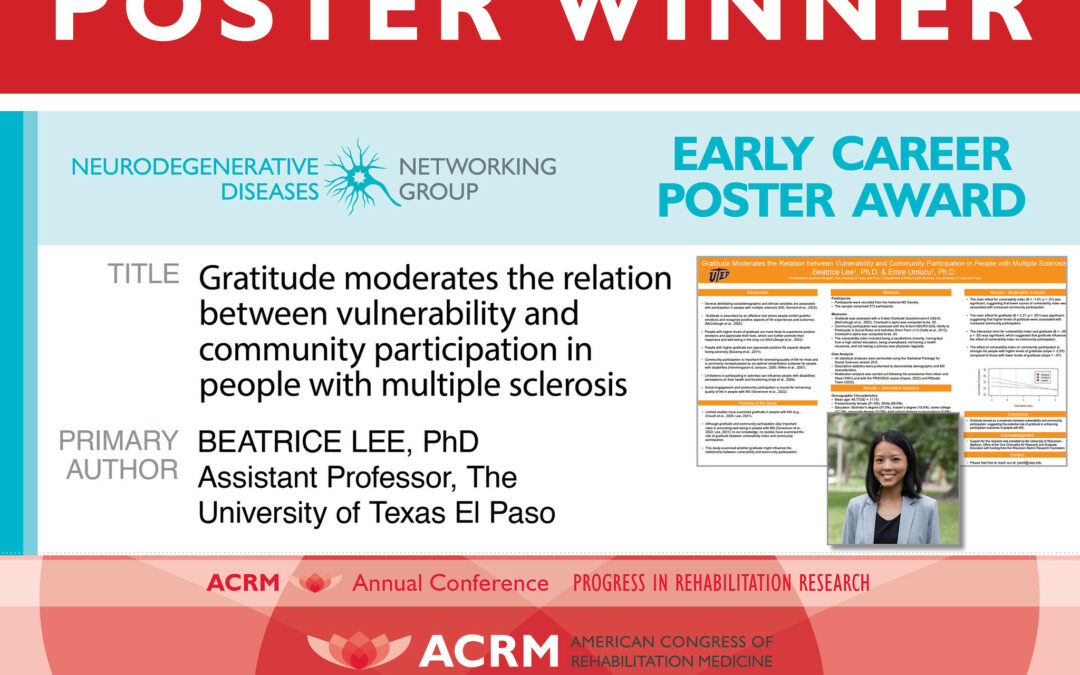 ACRM2023_PosterWinner_Neurodegenerative Disease Early Career Poster Award